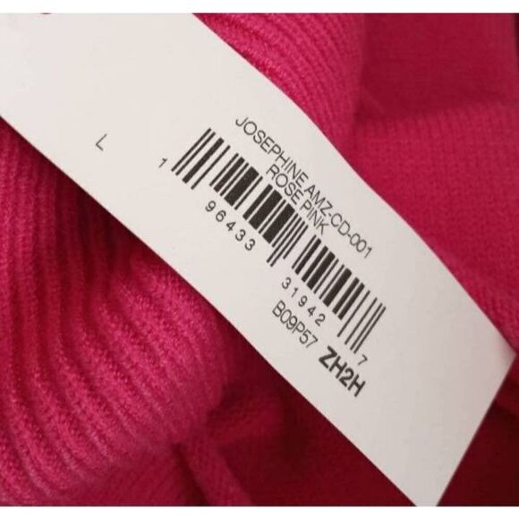 THE DROP JOSEPHINE PINK CUTOUT SWEATER SZ.L NWT. - Picture 8 of 10